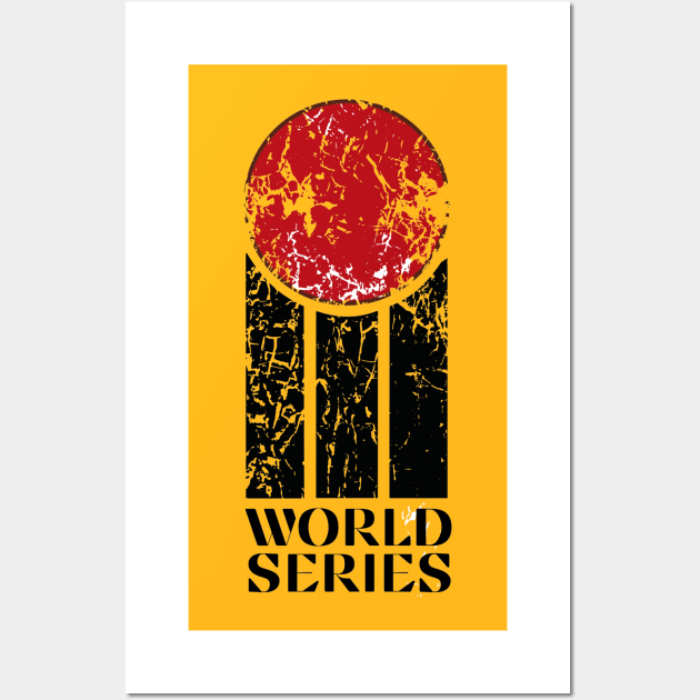 Vintage World Series Cricket Wall Art by Teessential